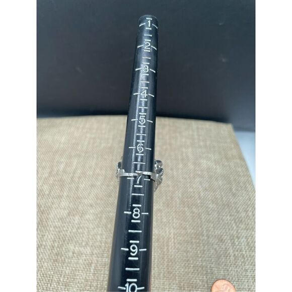 Bundle of 3 Heart Stone Rings Valentines Theme Pink and Red with Rhinestone Cute - Picture 5 of 13